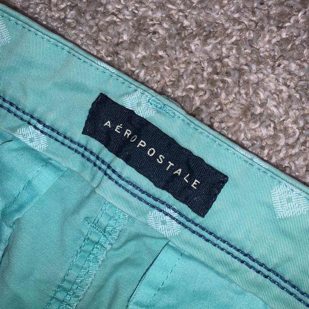 Aeropostale Light Green & White Shorts size W 29 - Picture 5 of 7